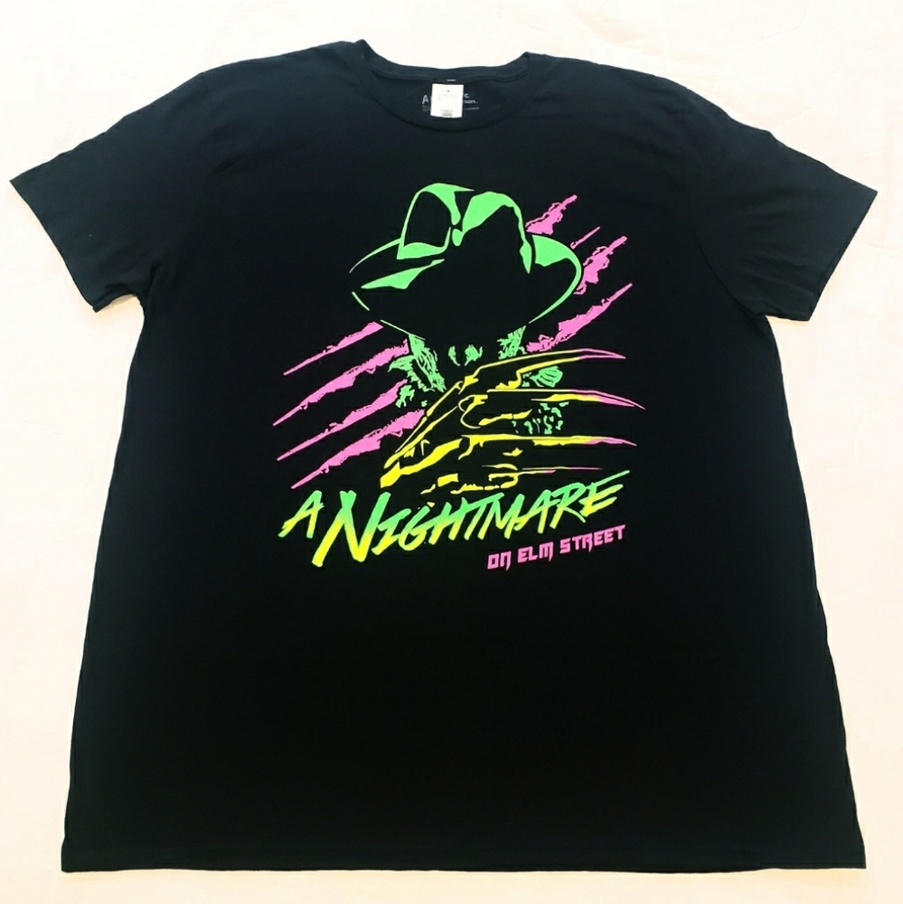 Changes Mens Nightmare On Elm Graphic T-Shirt - Picture 2 of 4